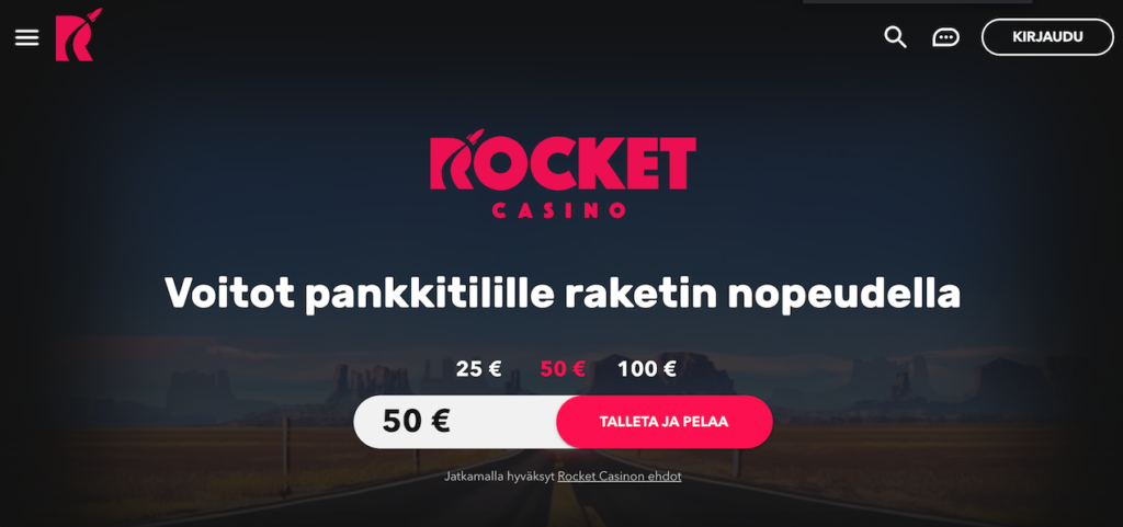 rocket casino kokemuksia ja voitot pankkitilille raketin nopeudella